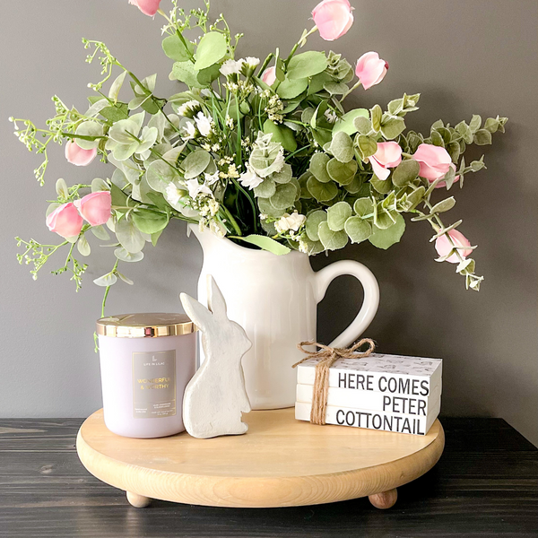 Round Riser with Feet - Oak + Vine Designs