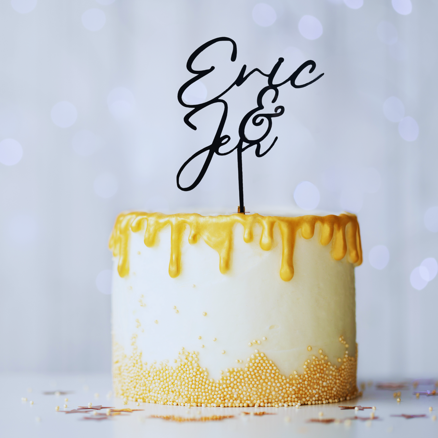 Personalized Cake Topper for Wedding