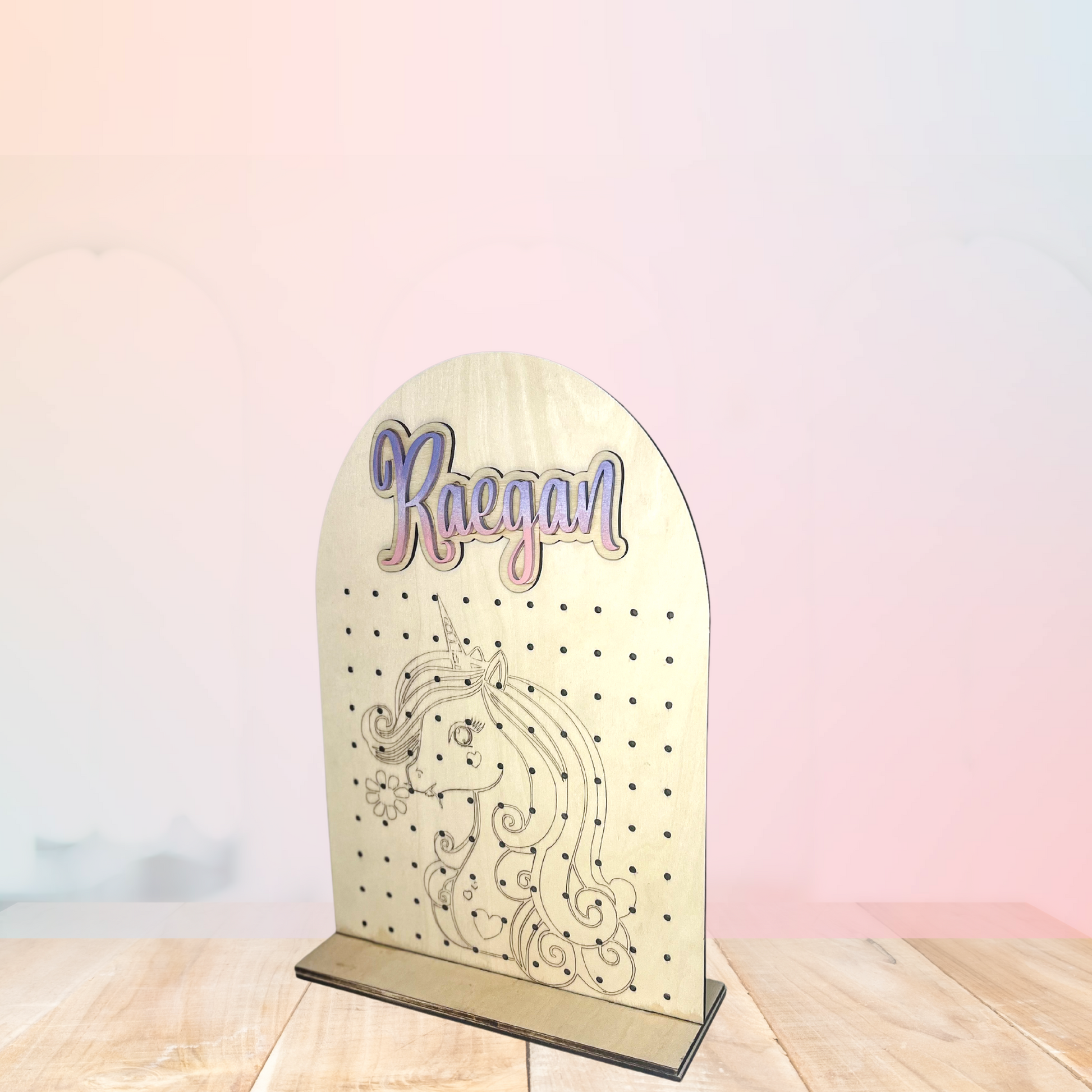 Personalized Earring Holder - Oak + Vine Designs