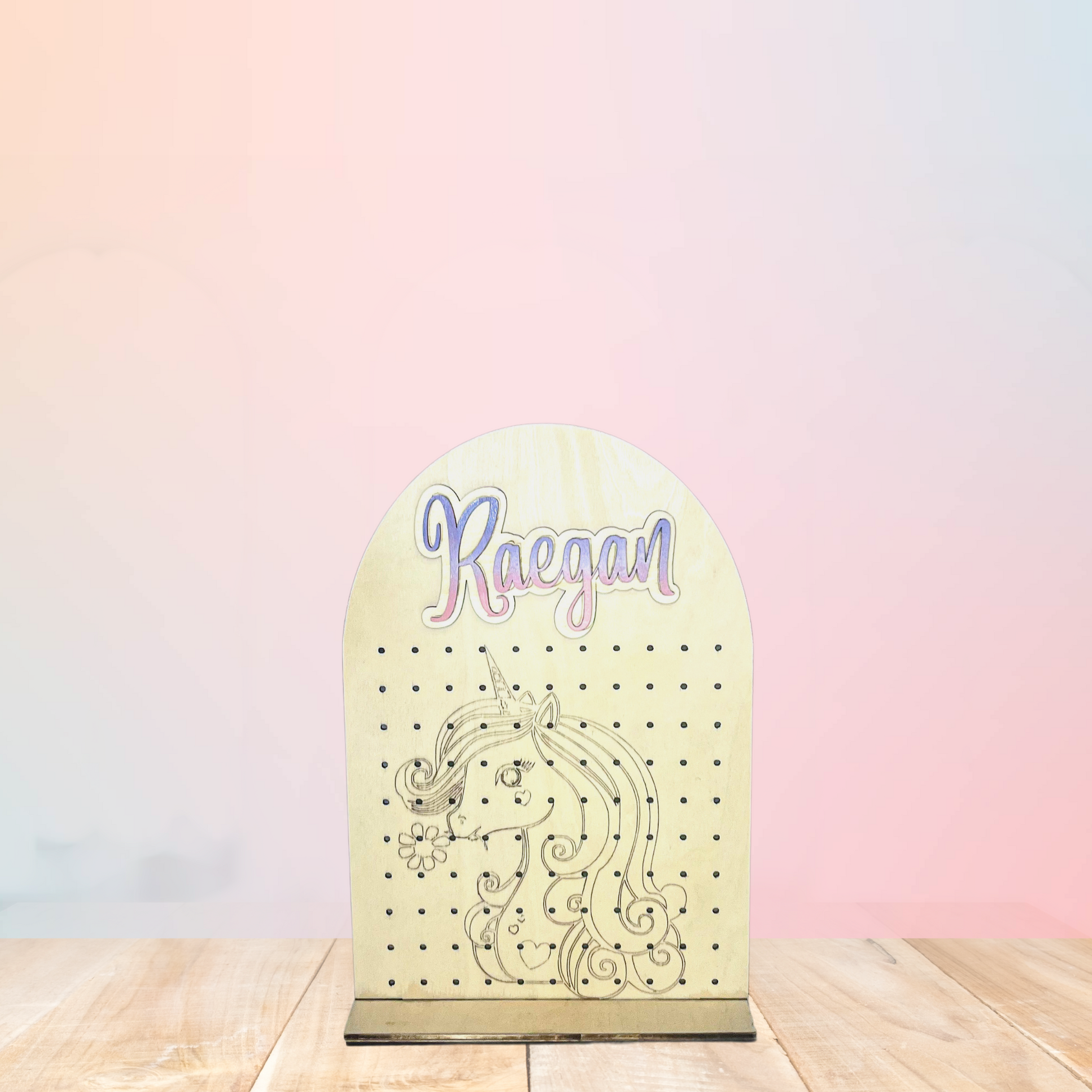 Personalized Earring Holder - Oak + Vine Designs