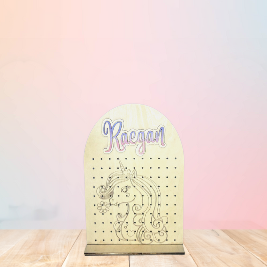 Personalized Earring Holder - Oak + Vine Designs